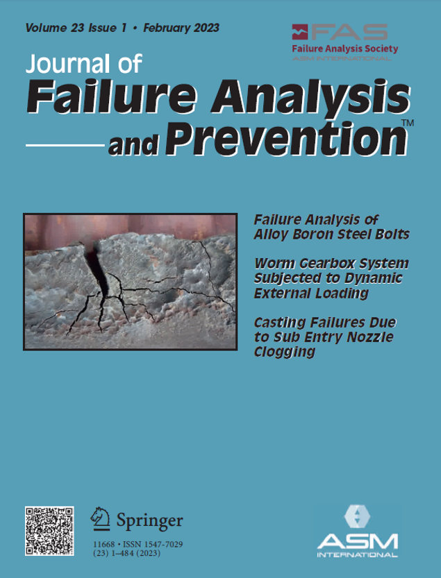 Journal of Failure Analysis and Prevention - ASM International