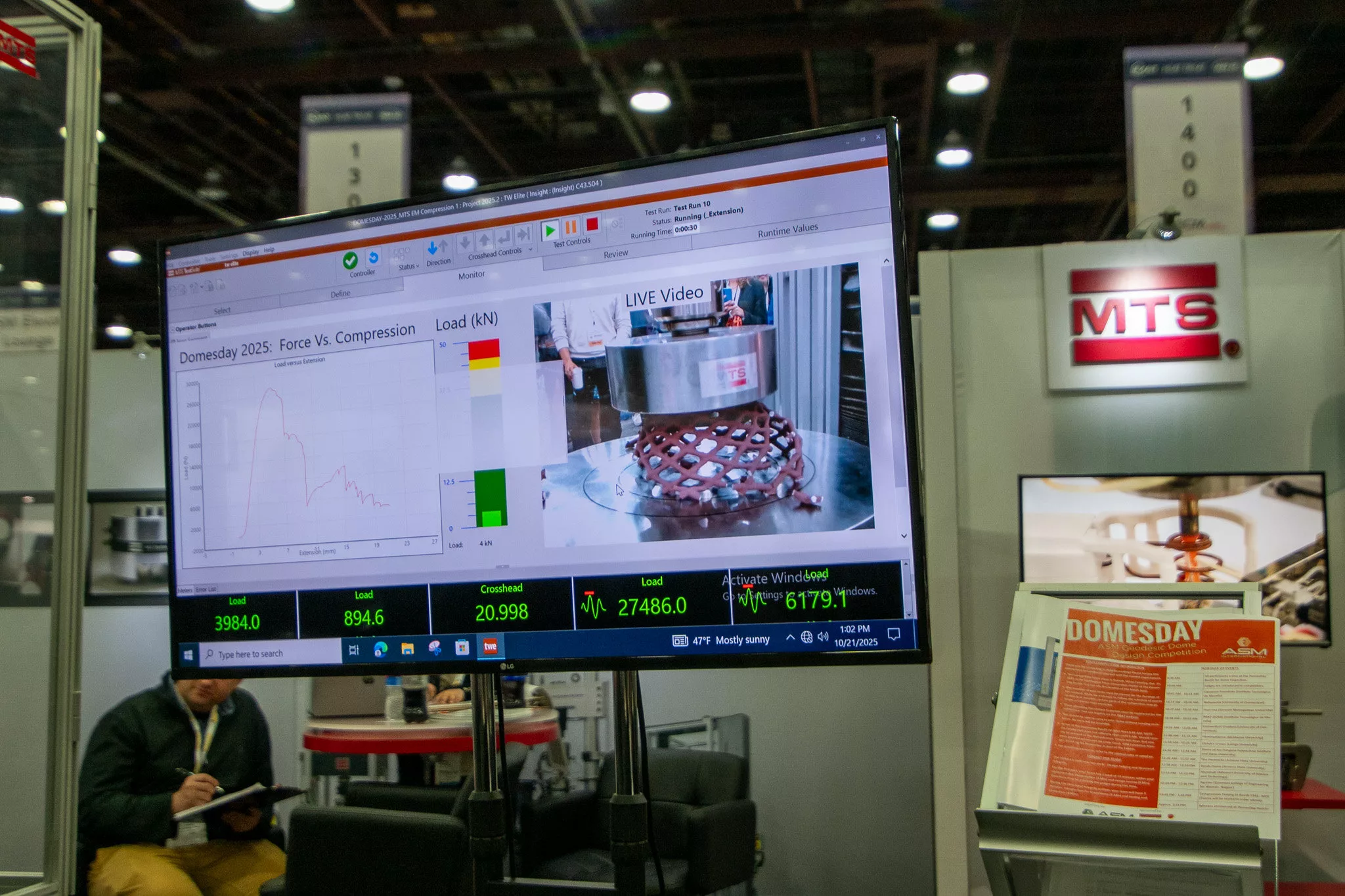 DomesDay Testing Screen 2025